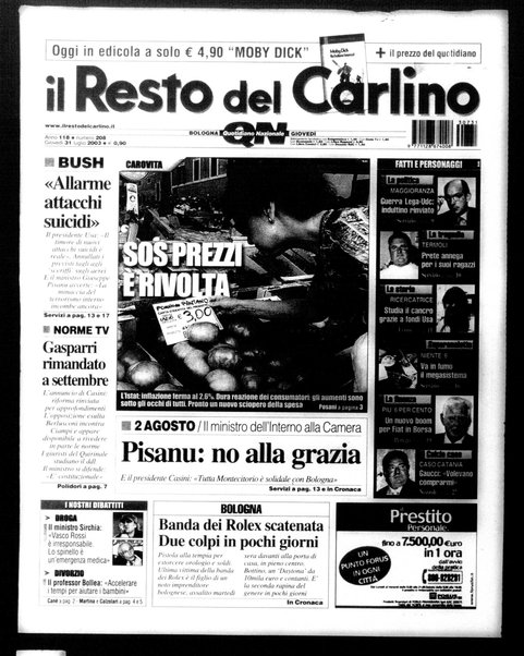 Il Resto del Carlino : giornale dell'Emilia